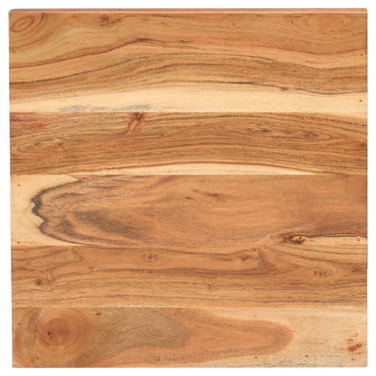 Mesa Alta De Bar Cuadrada Madera De Acacia Maciza 50x50x110 Cm_1