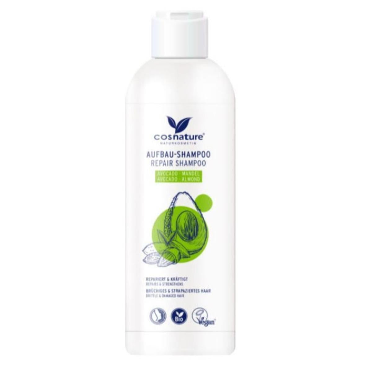 Champô Reparador Orgânico de Amêndoa e Abacate Cosnature 250 ml