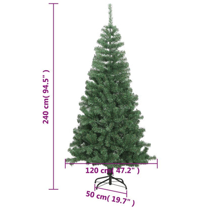 Vidaxl Árbol De Navidad Artificial L 240 Cm Verde_2