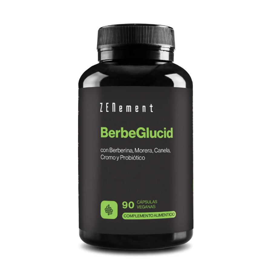 BerbeGlucid, com Berberina, Amora, Canela, Crómio e Probiótico Zenement, 90 comprimidos