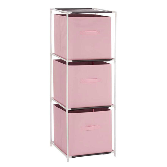 Estantería 3 Cajones Tnt Rosa - Colección Kipit_0