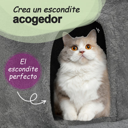 Vidaxl Rascador Para Gatos Con Postes De Sisal Gris Claro 70 Cm_4