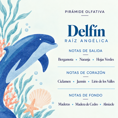 Ambientador Difusor Delfín Raíz Angélica Wild Animal SYS Aromas 90 ml | Herbal y Balsámico | Refrescante_2