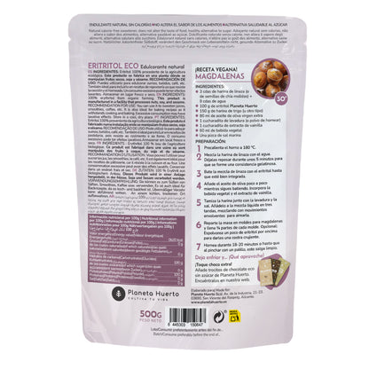 ECO Planeta Huerto Eritritol 500 g