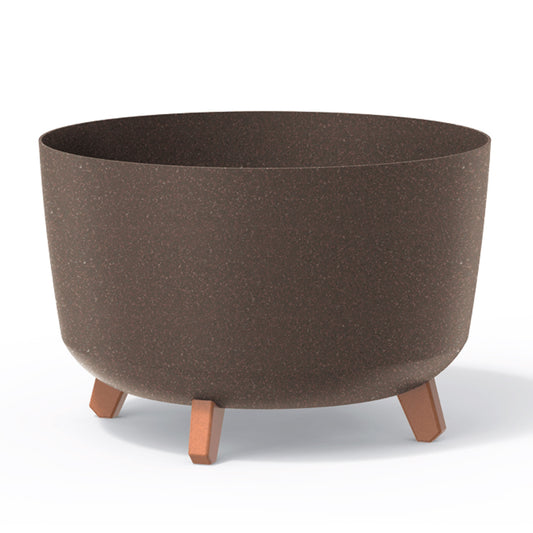 Macetero Color Café,sin Depósito , Colección Gracia De 39 X 39 X 25,7 Cm, Capacidad De 21,5 L.