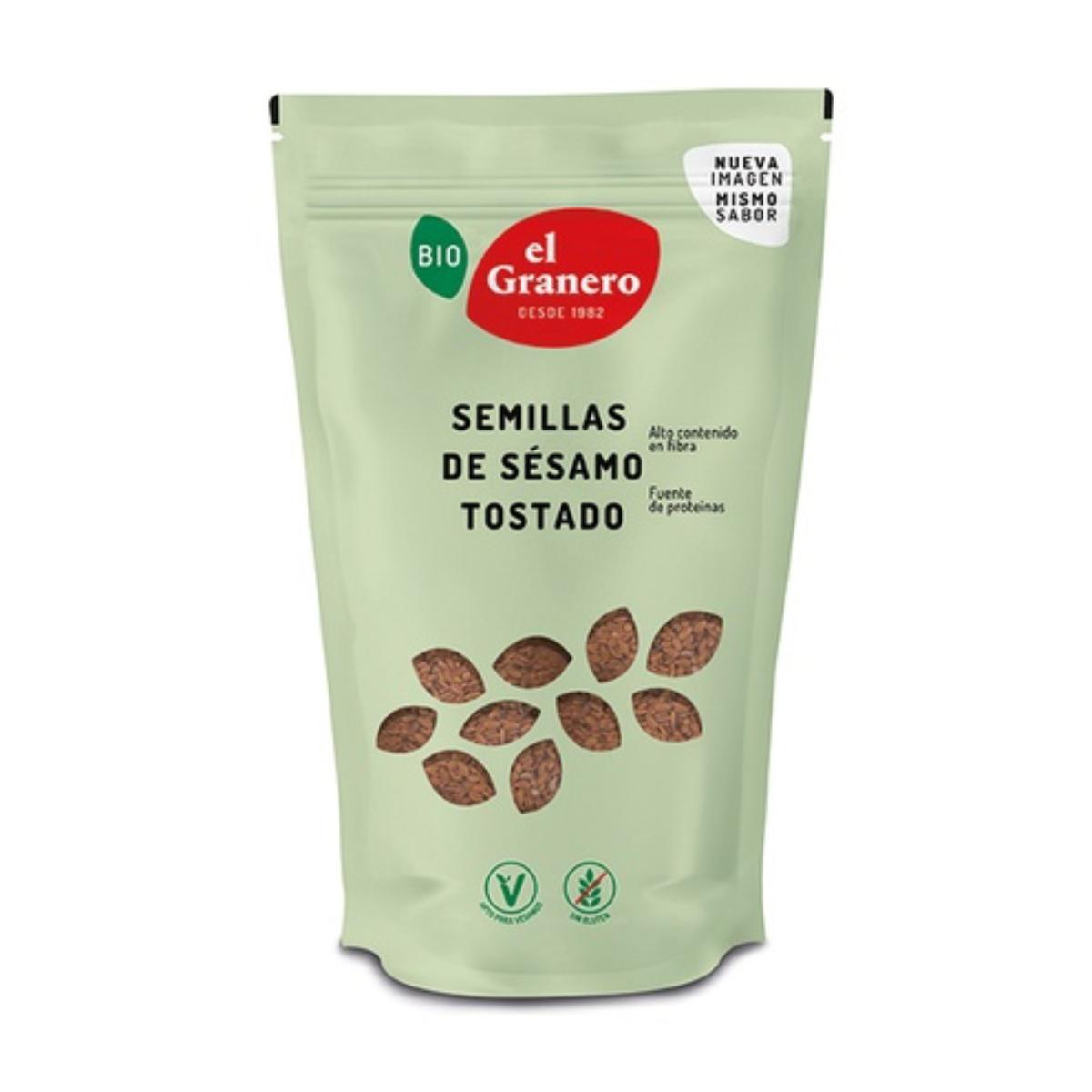 Sementes de Sésamo Biológicas Tostas El Granero 200 g