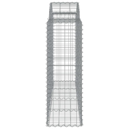 Cestas Gaviones 13 Uds Forma De Arco Hierro 200x50x120/140 Cm_4