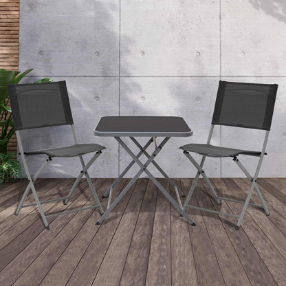 Mesa Plegable Cuadrada Emili Gris Oscuro 60x60x72cm 7house_4