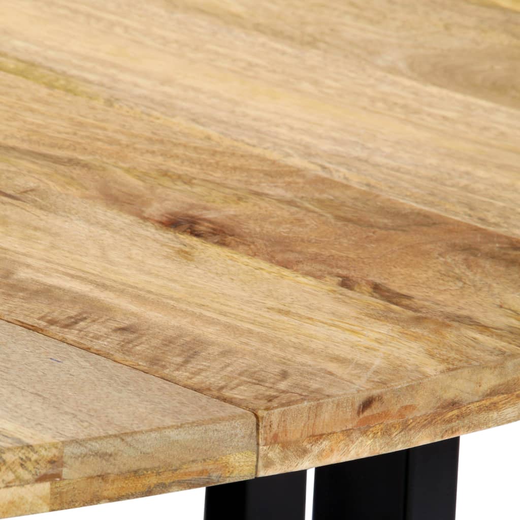 Mesa De Comedor De Madera Maciza De Mango 150x73 Cm_2