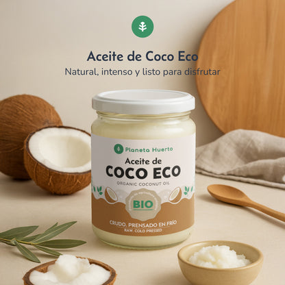 Embalagem 2x Óleo de Coco Planeta Huerto 430 ml