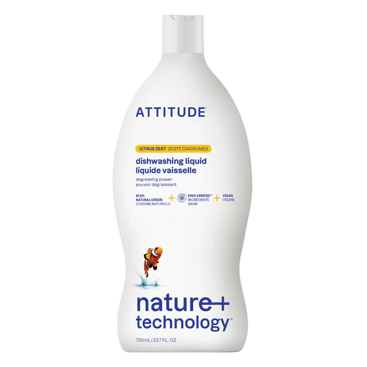 Detergente Líquido Eco Attitude Citrus 700 ml