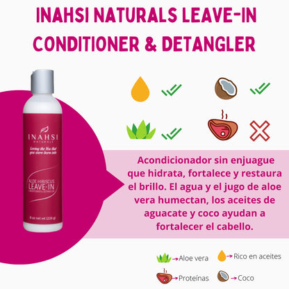 Leave-in Aloe Hibiscus Leave-in Conditioner & Detangler Inahsi Naturals 226g_1