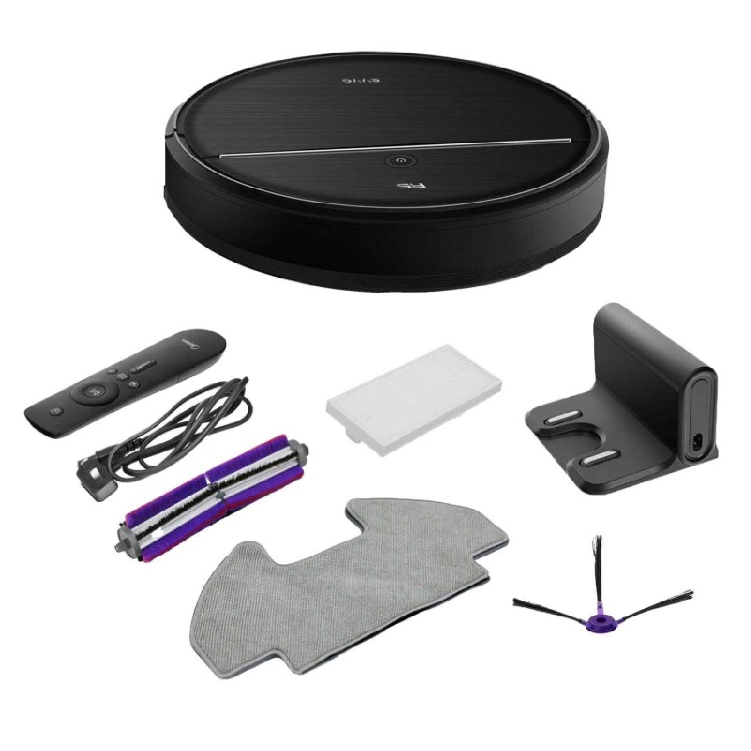 Evvo Robot Aspirador R5-4000pa, Motor Inverter, Sistema De Navegación Gyro, Función Fregado, Triple Filtro Hepa, Anti-colisiones Y Anti-caídas. 250_2