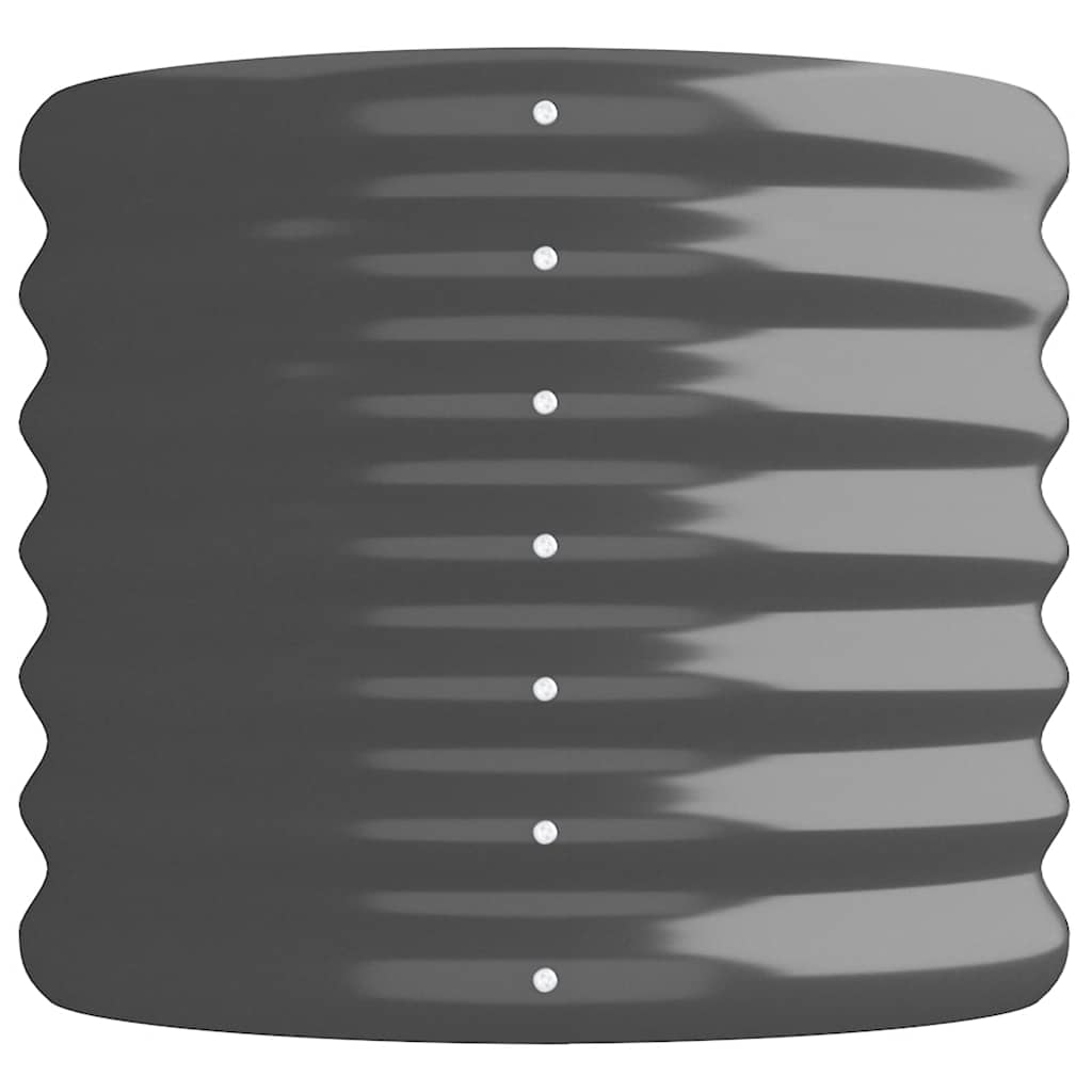 Jardinera Arriate Acero Galvanizado Antracita 260x40x36 Cm_3