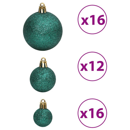 Vidaxl Bolas De Navidad 100 Unidades Verde 3 / 4 / 6 Cm_4