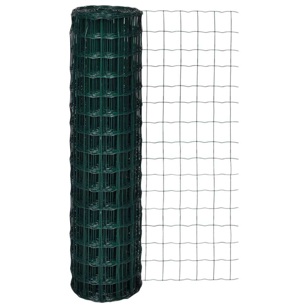 Set De Euro Valla Acero Verde 25x1,5 M / Vetonek_1