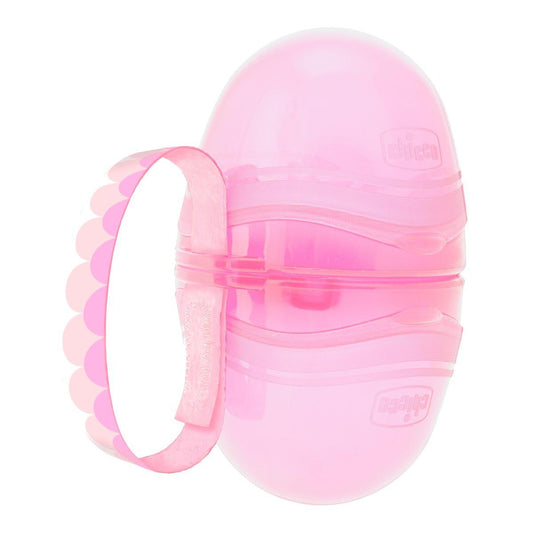 Porta-chupetas duplo rosa Chicco