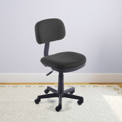 Silla De Estudio Juvenil Lion Pvc, Negro, 53 X 77a89 X 53cm_2