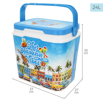 Aktive Pack Playa Con Silla Plegable + Nevera Rígida 24l (2 Piezas)_3