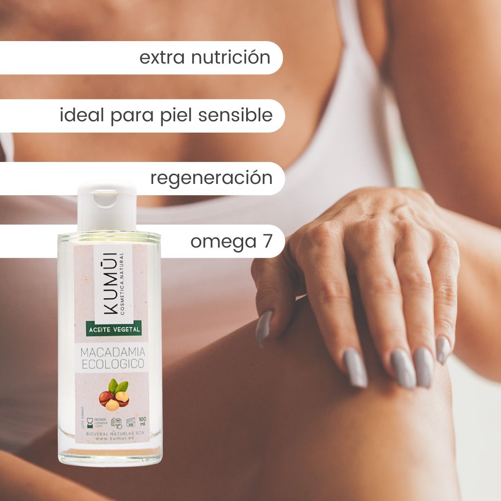 Aceite Corporal De Macadamia Bio 100% Puro Con Omega 7 KUMUI 100ml_1