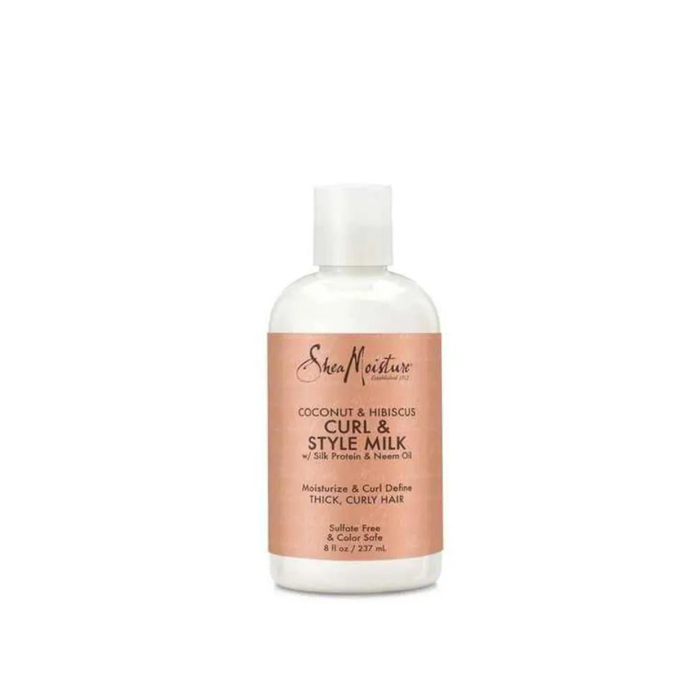 Leche Para Estilo Aceite De Coco Y Hibisco Shea Moisture 237ml_0