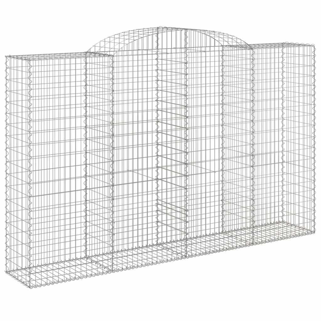 Cestas De Gaviones 15 Uds Forma De Arco Hierro 300x50x180/200cm_2