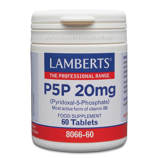 P5P 20 Mg (Piridoxal-5-Fosfato) Lamberts