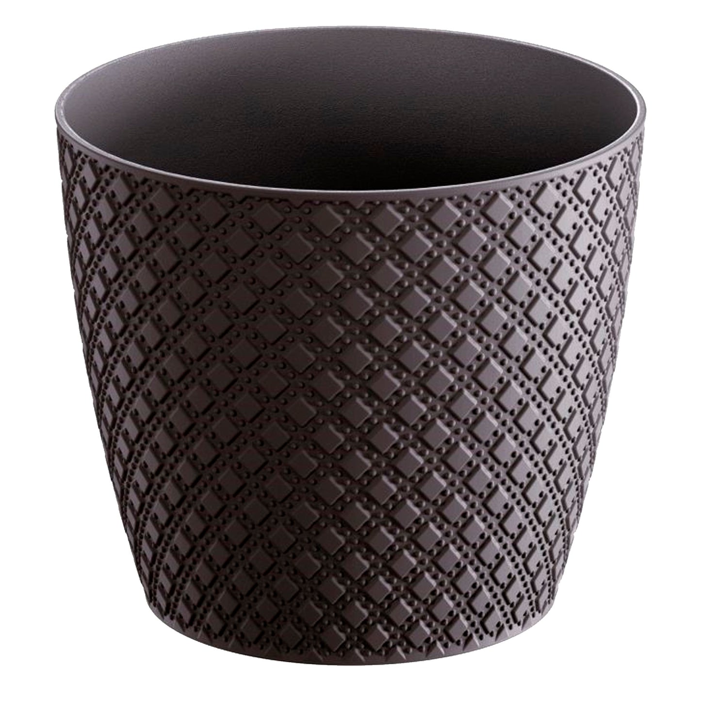 Maceta Orient 3,5l., Dimensiones (mm) 189x189x167, Color Antracita