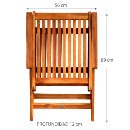 Set 2 Sillas Jardín Madera Acacia Aktive_3