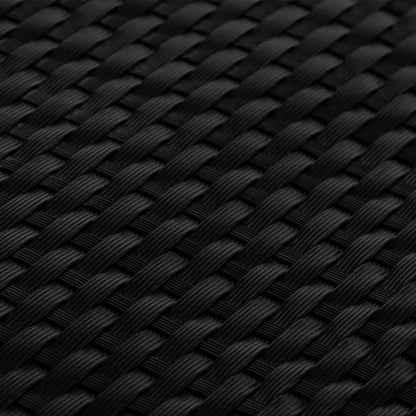 Toldo Para Balcón Ratán Sintético Negro 1000x80 Cm / Vetonek_5