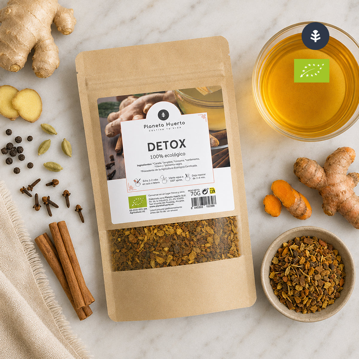 Infusão Detox ECO Planeta Huerto 70g