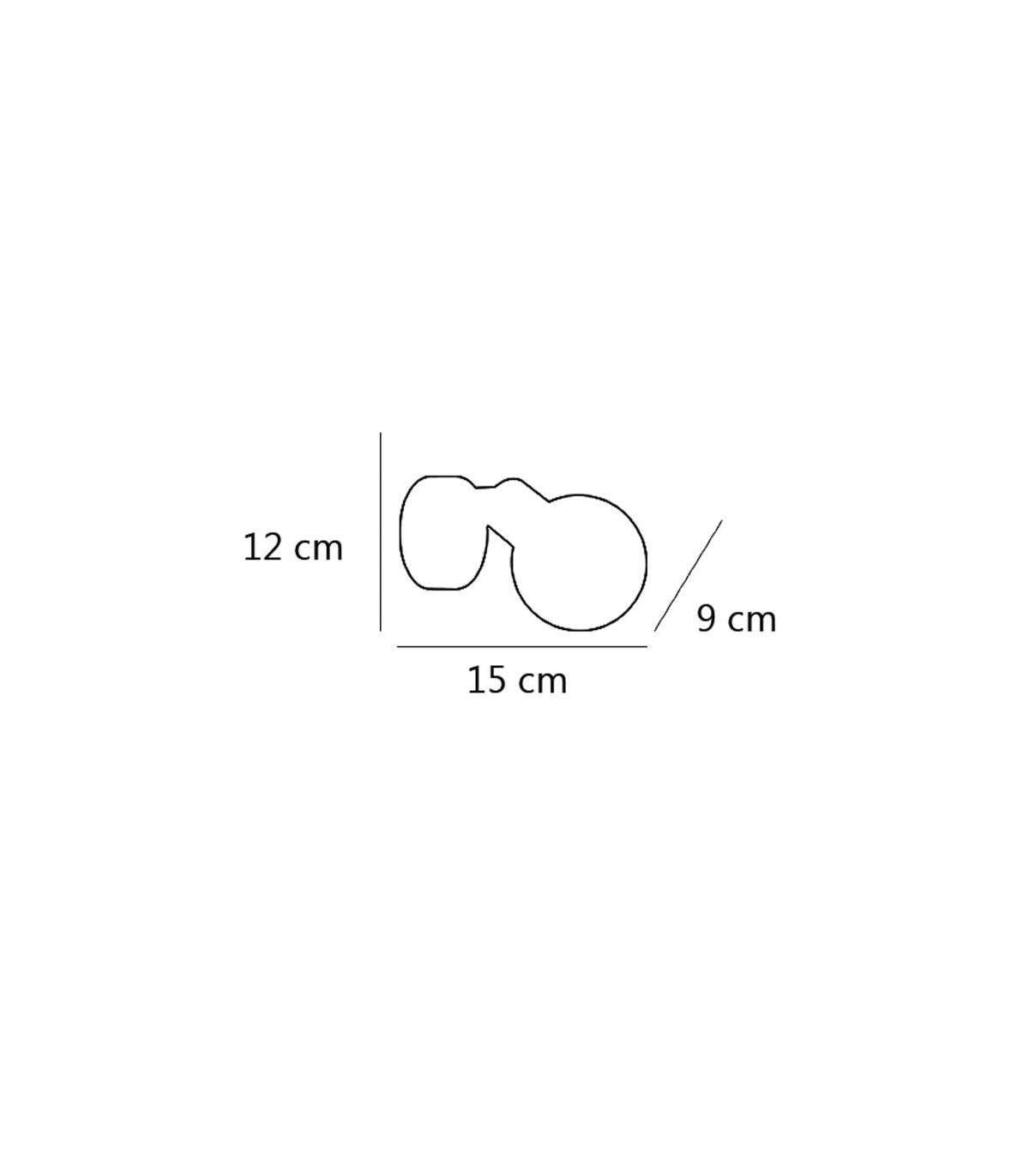 Aplique A Pared Olivo Acabado Cromo 12 Cm(alto)15 Cm(ancho)9 Cm(largo)_2
