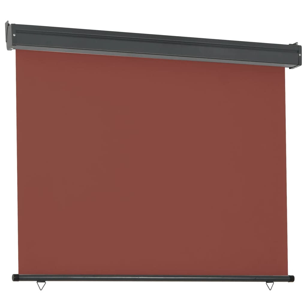 Vidaxl Toldo Lateral De Balcón Marrón 122x250 Cm_3
