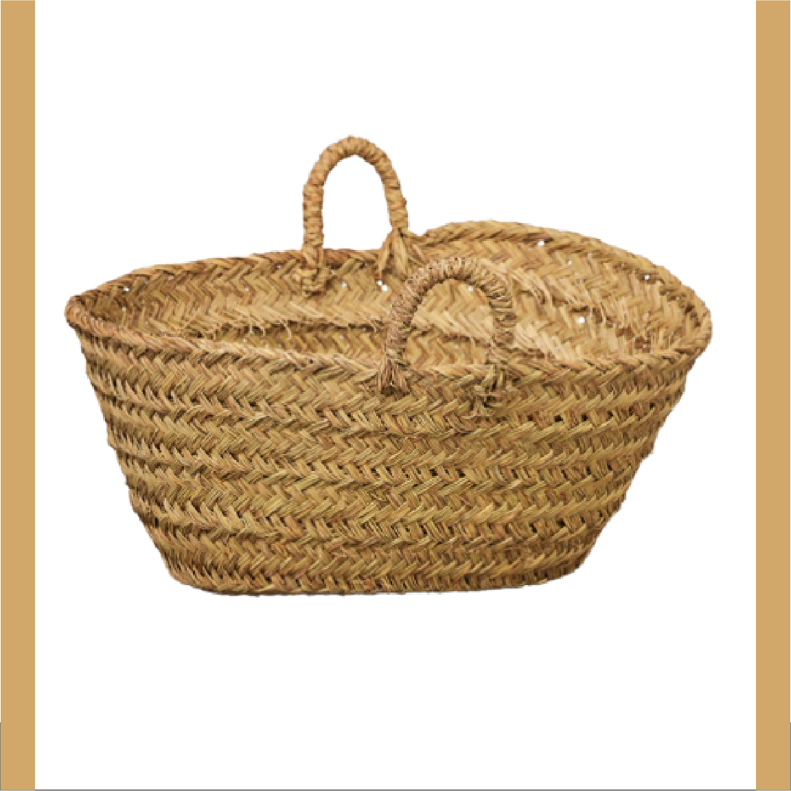Cesta De Mimbre Leñera 50 X 30 X 30 Cm_0
