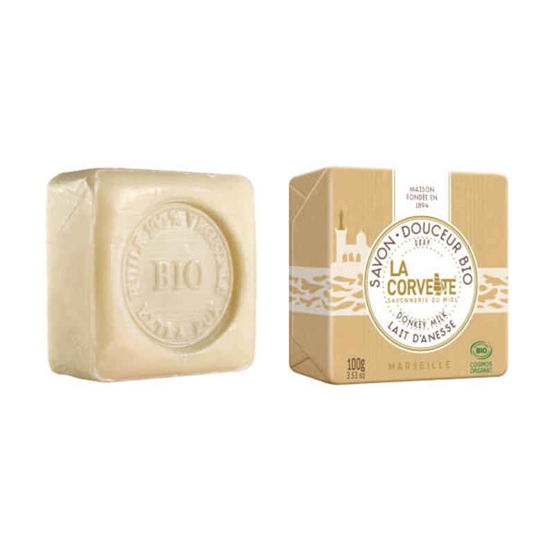 Sabonete Natural de Leite de Burra Biológico La Corvette 100g