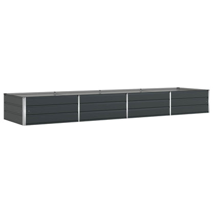 Jardinera Gris Antracita 385 X 100 X 45 Cm Acero Galvanizado_0