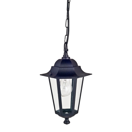 Farola Colgante Orlando Negro Luxform_0