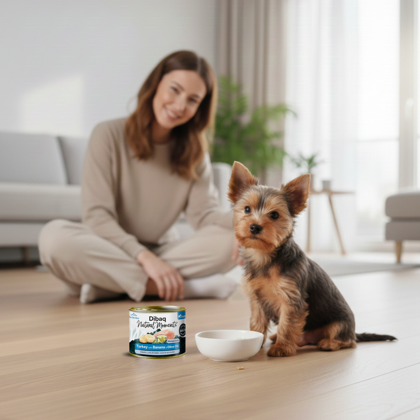 Dibaq Natural Moments Cachorro Pavo Y Plátano ,12 Latas X 190gr_4