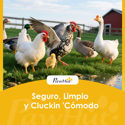 Pawhut Gallinero Para Exterior De Madera 145x90x92 Cm Para 2-4 Gallinas Marrón_4