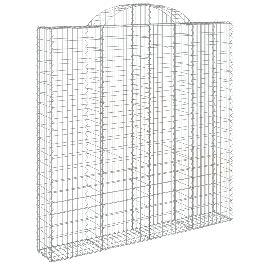 Cestas De Gaviones 6 Uds Forma De Arco Hierro 200x30x200/220 Cm_2