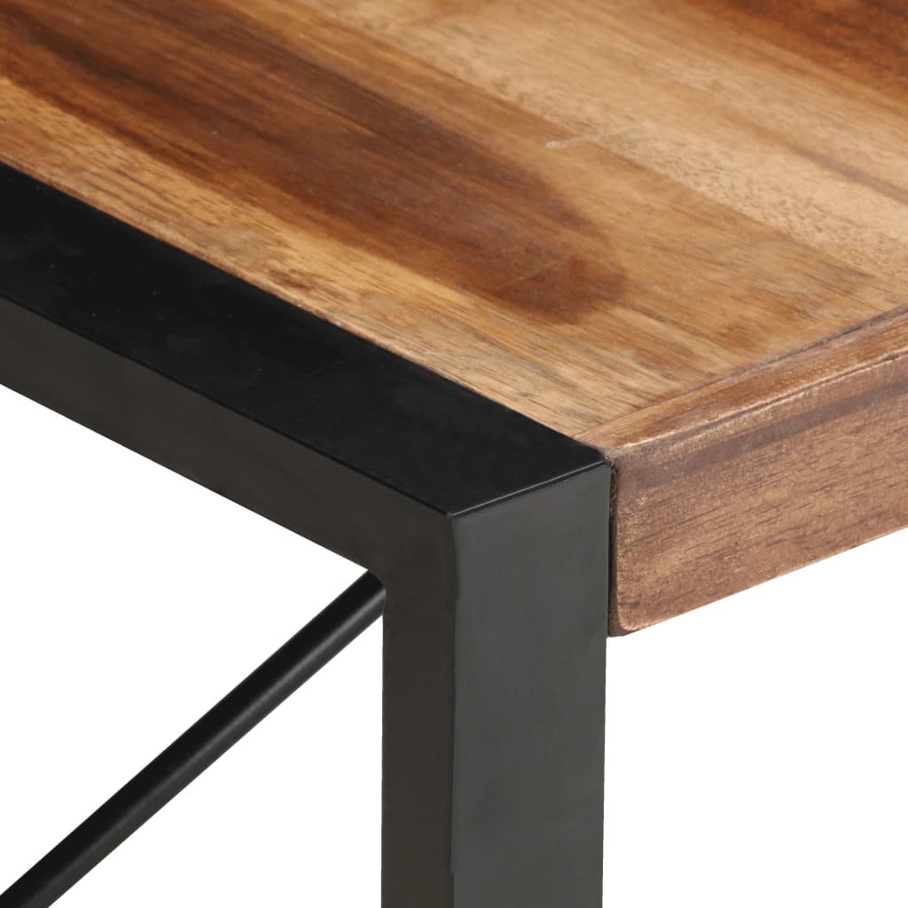 Mesa De Centro De Madera Maciza 180x90x40 Cm_2