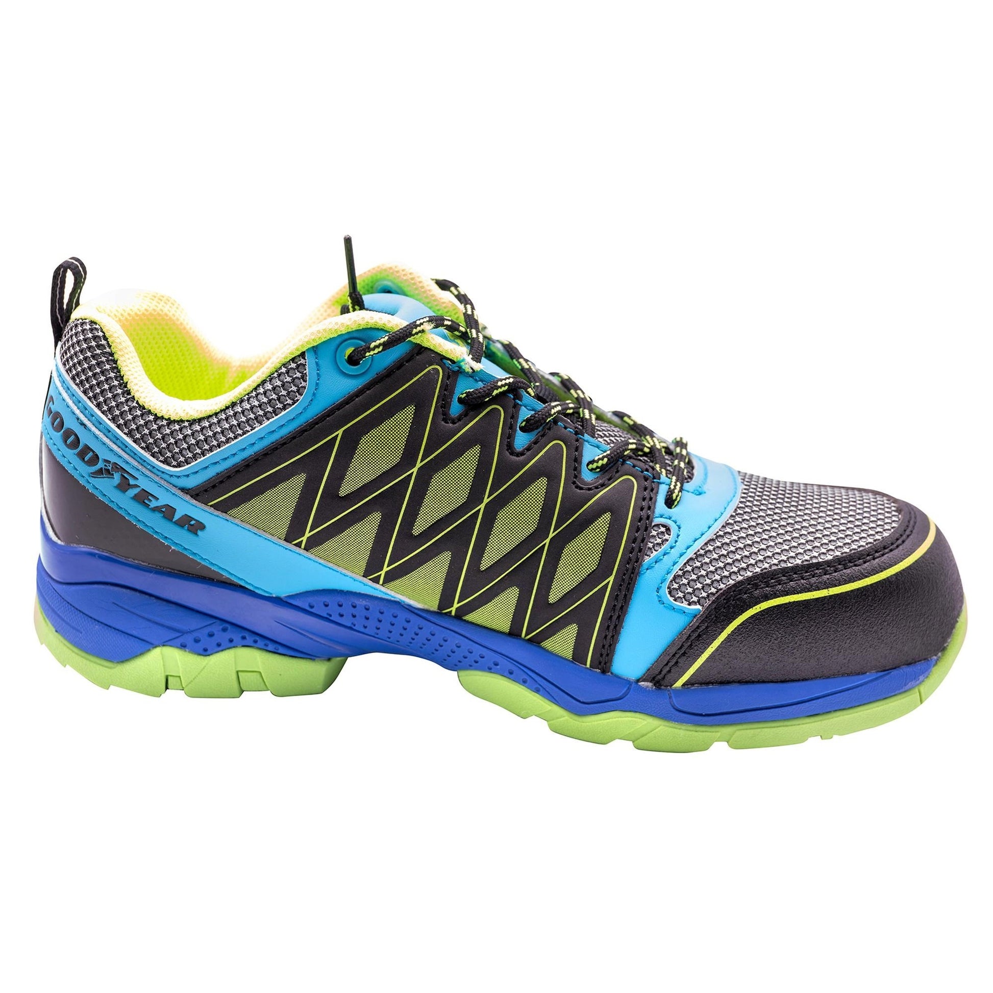 Goodyear Zapato De Seguridad Multicolor Tejido Mesh De Línea Deportiva Talla 38_0