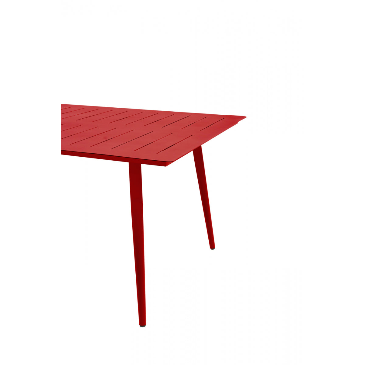 Mesa De Jardín Rectangular 8 Personas Inari Chilli Red Aluminio 200x100cm - Muebles De Jardín_3