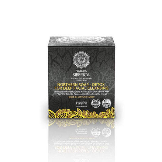 Natura Sibérica Sabonete Nordic Detox Preto 120 ml