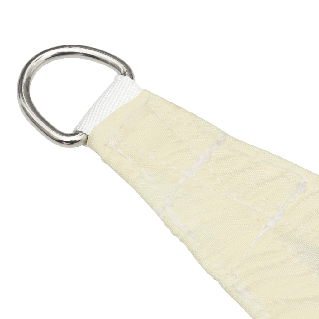 Vidaxl Toldo De Vela Trapezoidal Tela Oxford Color Crema 4/5x4 M_3