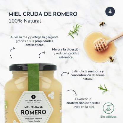 Mel de Alecrim Cru Planeta Huerto 500 gr
