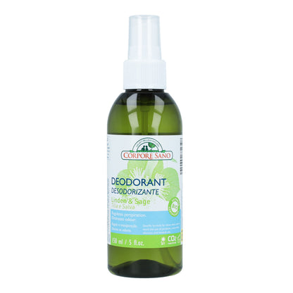 Pack 5x Desodorante tilo y salvia Corpore Sano 150 ml