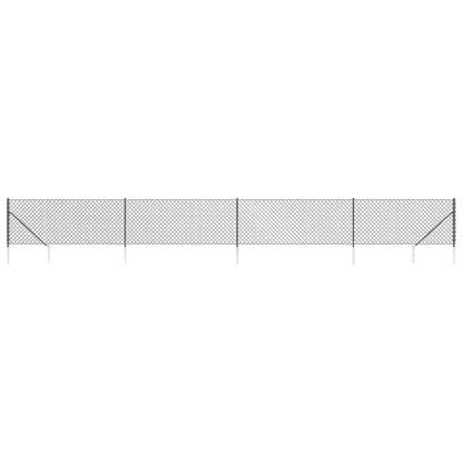 Cerca De Alambre Con Pinchos De Anclaje Gris Antracita 0,8x10 M / Vetonek_2