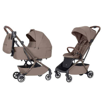 Carrello Carrito De Bebé Magia Dúo 2 En 1 Cocoa Beige_3