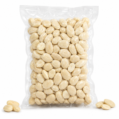 Almendras Peladas Queen Marcona Bio - Envasadas Al Vacío - 800 G | Fruto Seco Ecológico Premium, Snack Vegano Natural_0